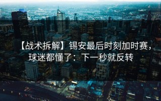 【战术拆解】锡安最后时刻加时赛，球迷都懂了：下一秒就反转