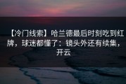 【冷门线索】哈兰德最后时刻吃到红牌，球迷都懂了：镜头外还有续集，开云